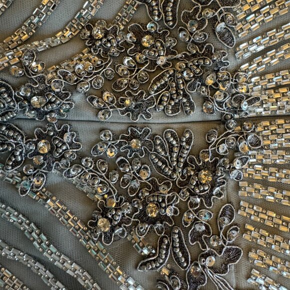 Silver Gown from the Colors Dress Collection at Seng Couture - Picture 12 of 16